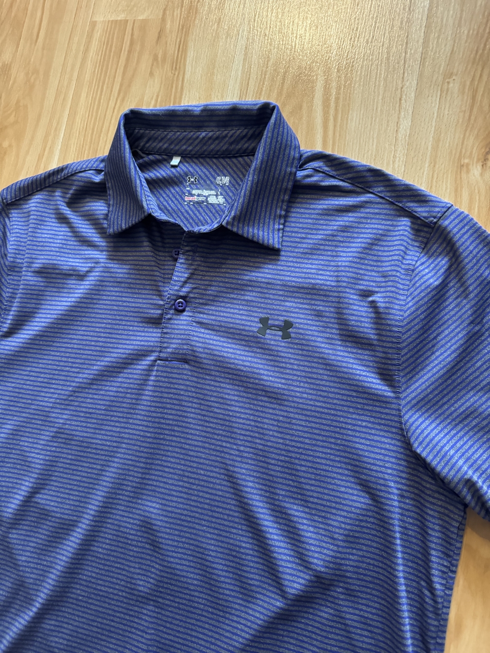 Under Armour Lightweight Performance Polo Collared Golf Shirt- Men's Large